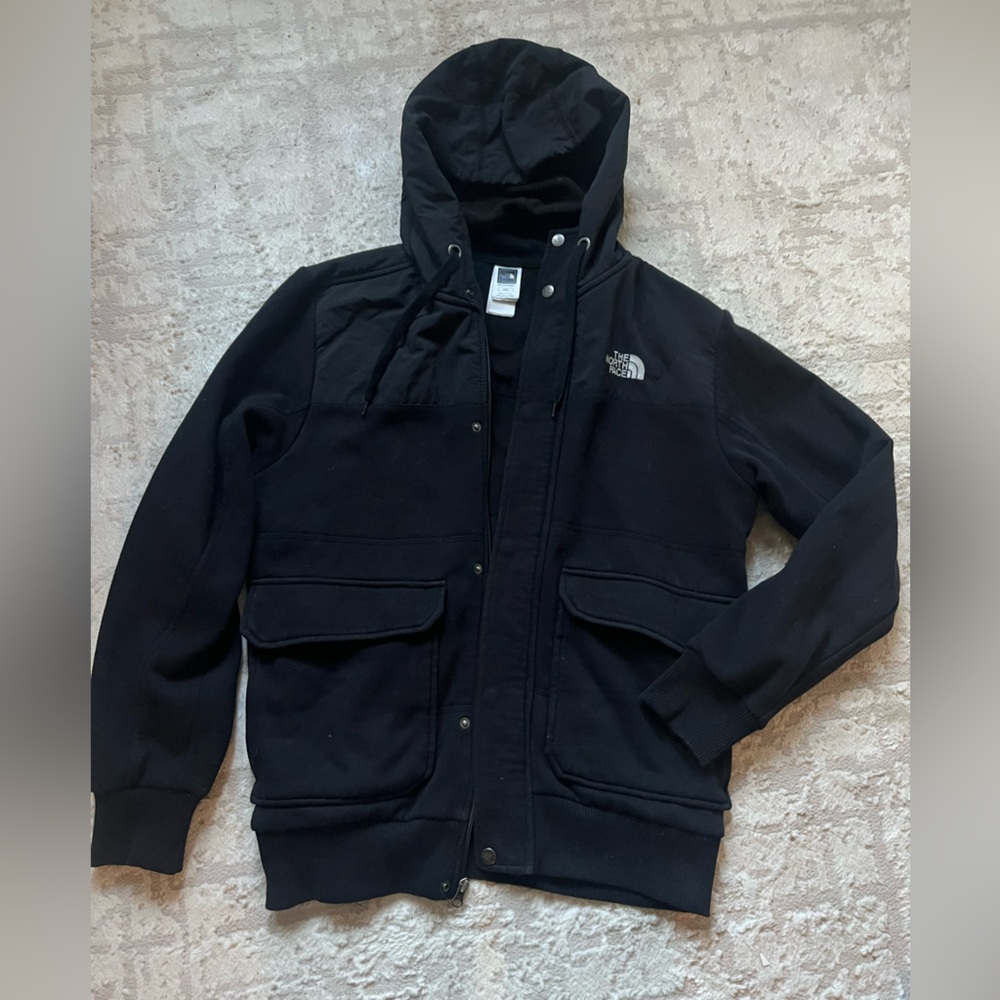 The North Face Men’s Hoodie Full Zipsnap Sweatshirt Jacket M